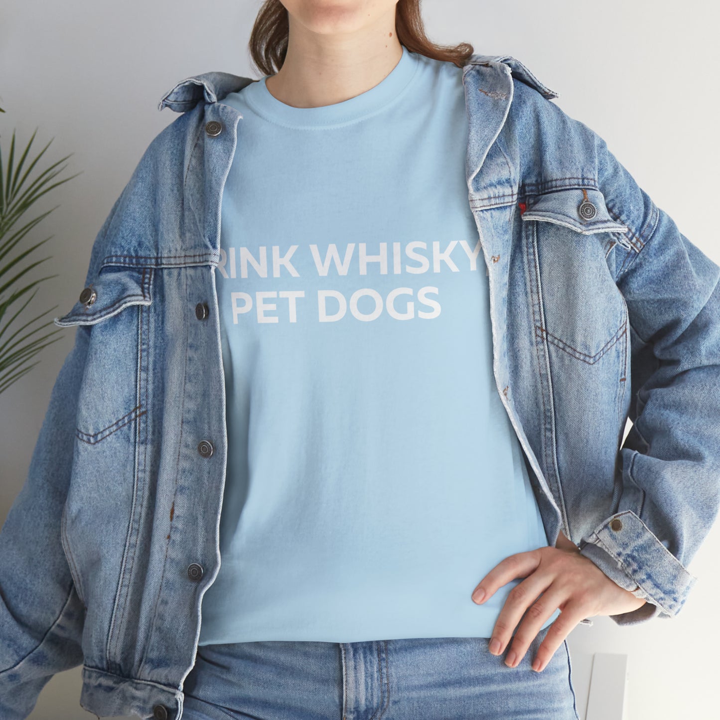 Drink Whiskey Pet Dogs t-shirt