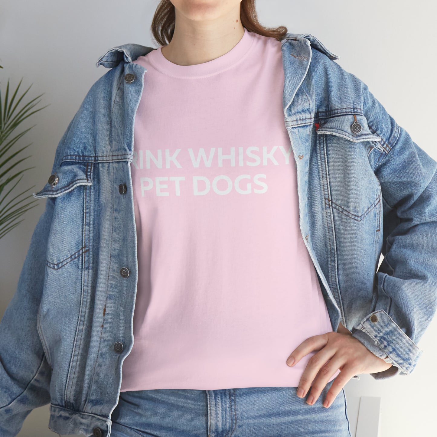 Drink Whiskey Pet Dogs t-shirt