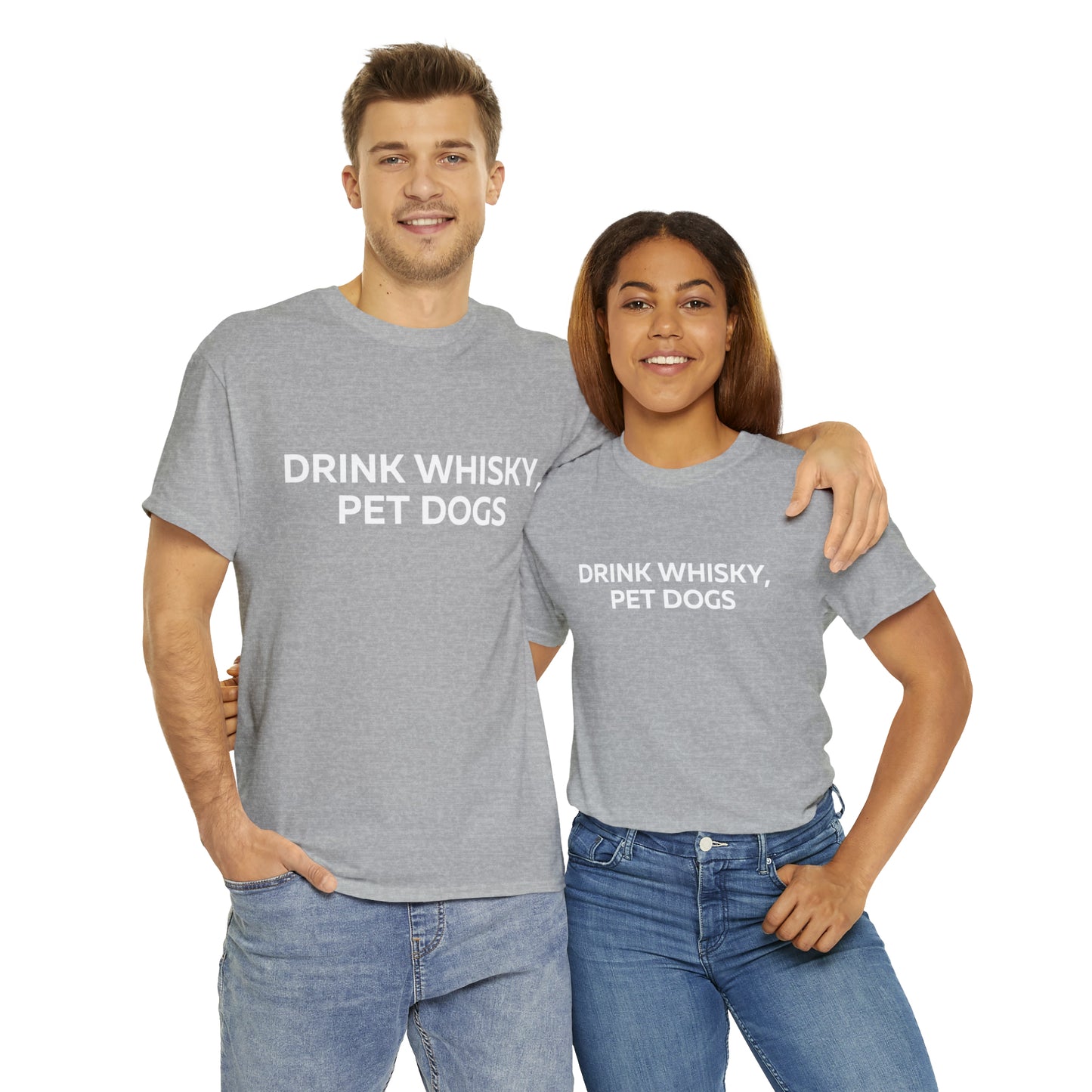 Drink Whiskey Pet Dogs t-shirt