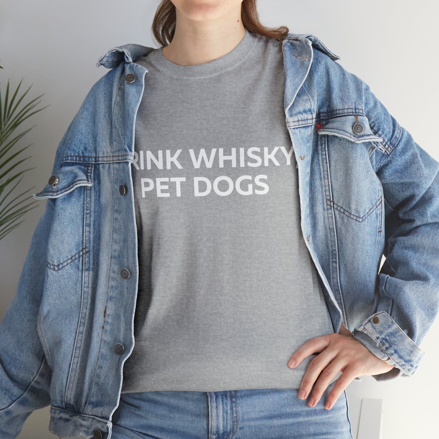 Drink Whiskey Pet Dogs t-shirt