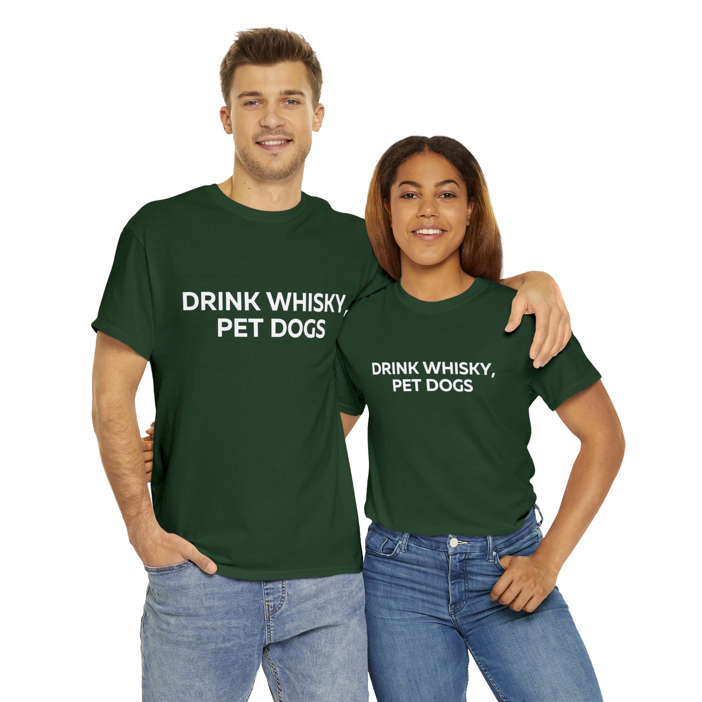 Drink Whiskey Pet Dogs t-shirt