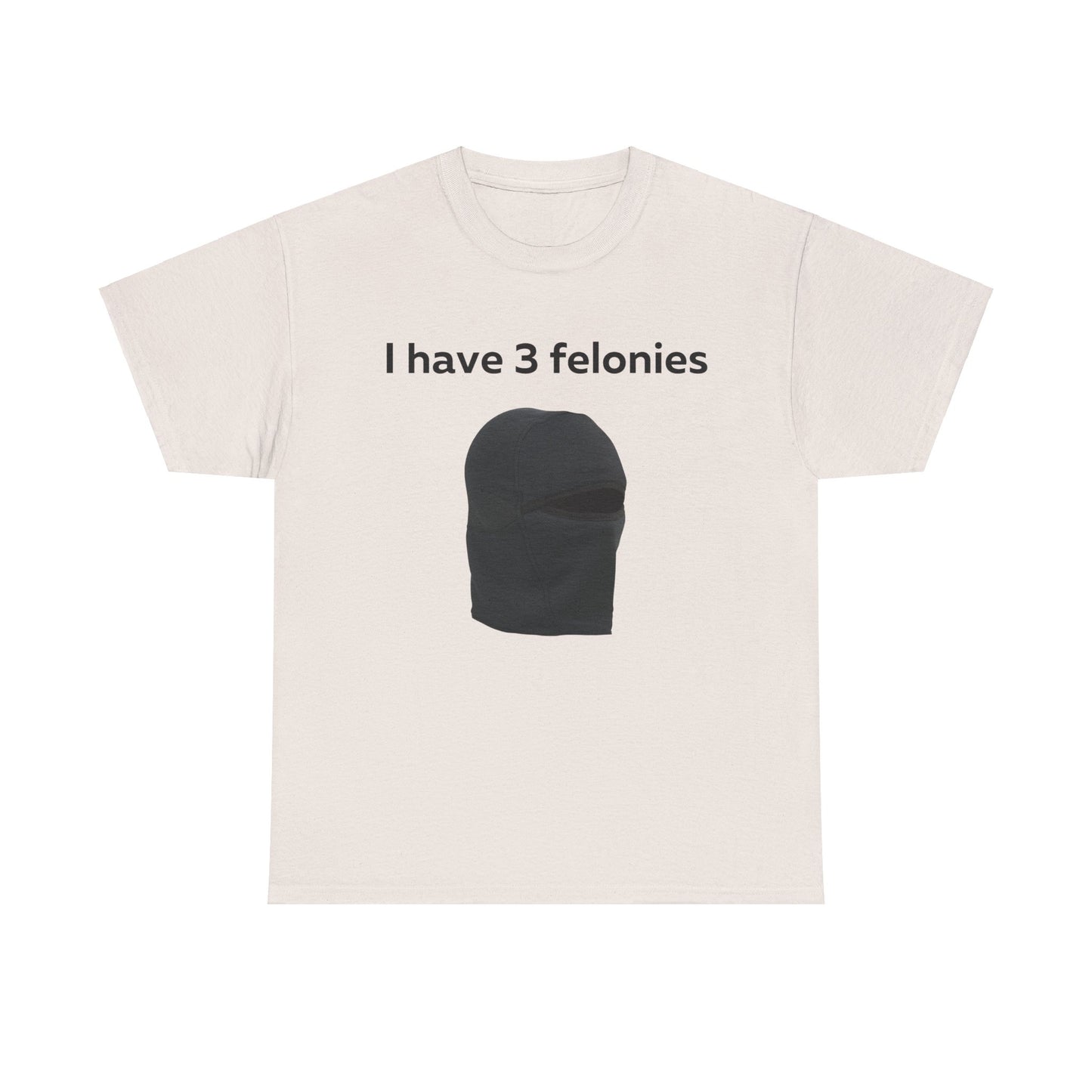 I Have 3 Felonies T-Shirt