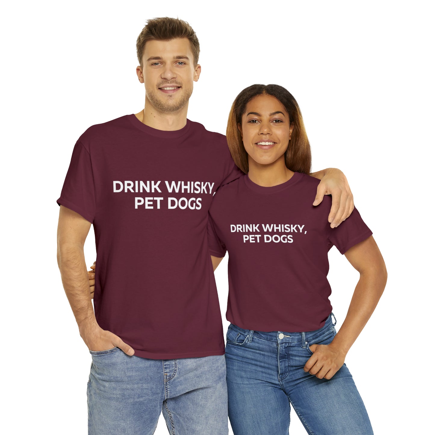 Drink Whiskey Pet Dogs t-shirt