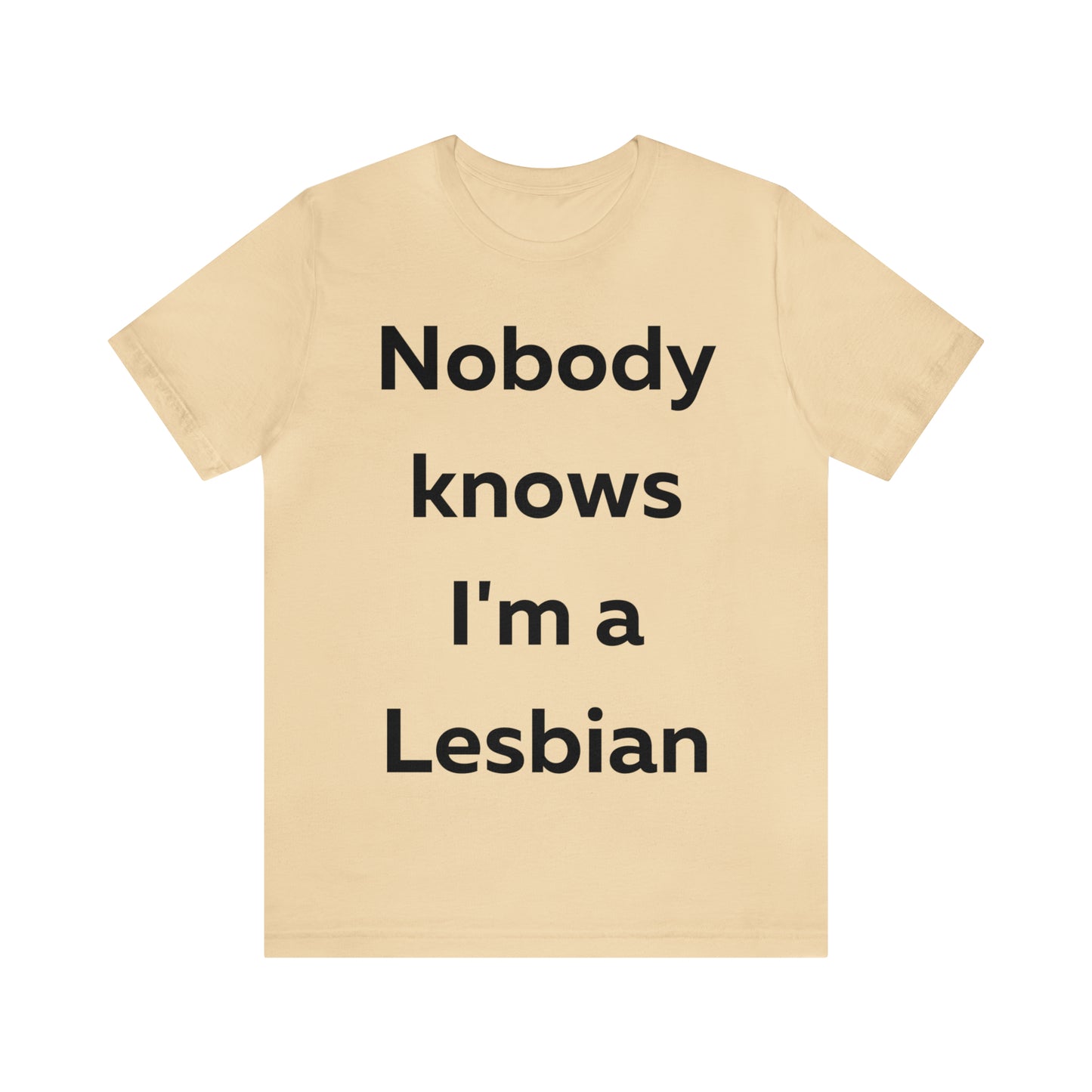 Nobody Knows Im a Lesbian T-Shirt